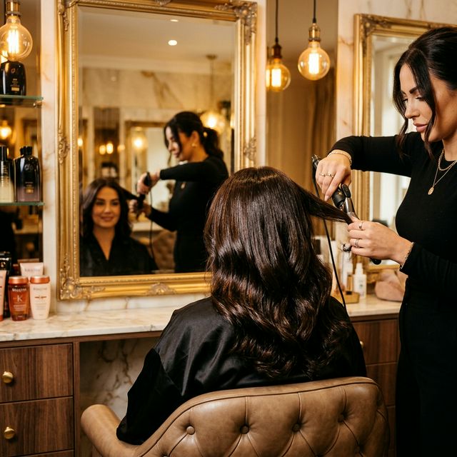 Professional hair styling